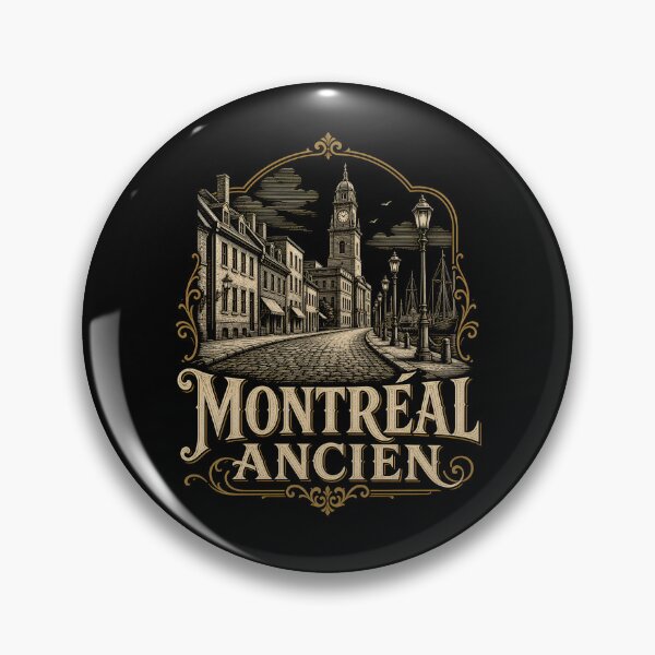 Item preview, Montréal Ancien Old Port Vintage Street Engraving Art designed and sold by Fenay Designs.