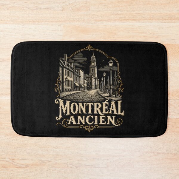 Item preview, Montréal Ancien Old Port Vintage Street Engraving Art designed and sold by Fenay Designs.