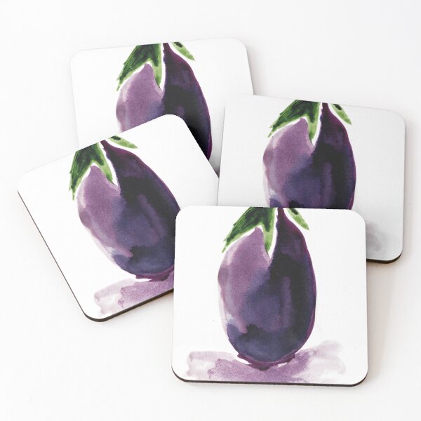 Item preview, Eggplant in Chinese Ink designed and sold by CelineViolet360.