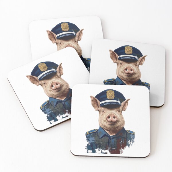 Item preview, Sir Basel Pig Police Satire – Street‑Style Graphic Tee designed and sold by Artify24.