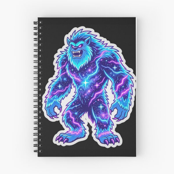 Item preview, Neon Space Monster Cosmic Bigfoot Gaming designed and sold by MagsMarC.