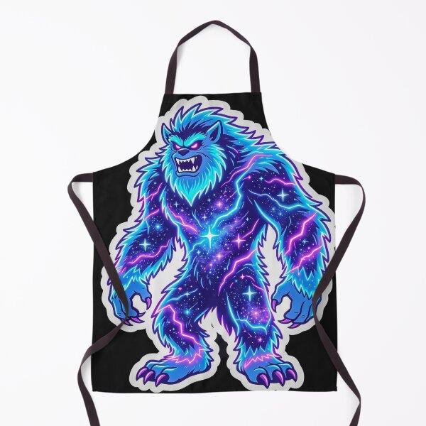 Item preview, Neon Space Monster Cosmic Bigfoot Gaming designed and sold by MagsMarC.