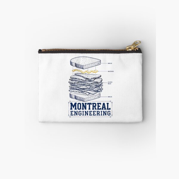 Item preview, Montreal Engineering Smoked Meat Sandwich Schematic Art designed and sold by Fenay Designs.