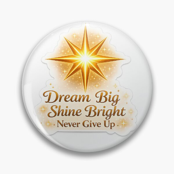 Item preview, Dream Big Shine Bright Sticker PNG | Motivational Star Design | Inspirational Quote Sticker designed and sold by Ishratparween11.