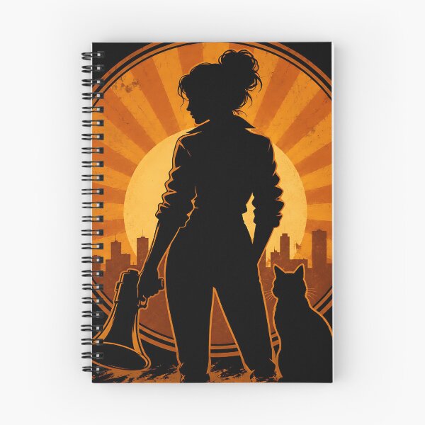 Item preview, The Rebel and Her Cat   designed and sold by Jaideep Walia.