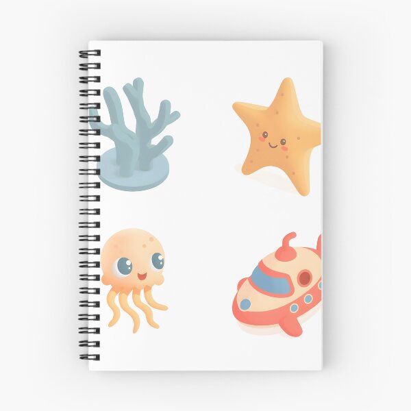 Item preview, Cute Kawaii Under the Sea Elements designed and sold by Luna-Flow.