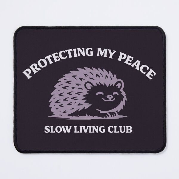 Item preview, Protecting My Peace Hedgehog - Retro 90s Streetwear designed and sold by MavtM.