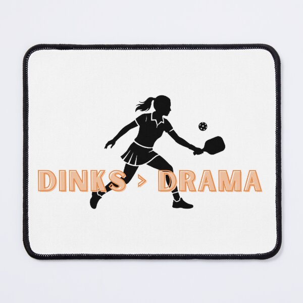 Item preview, Dinks Over Drama - Pickleball Funny designed and sold by RunningWhiskers.