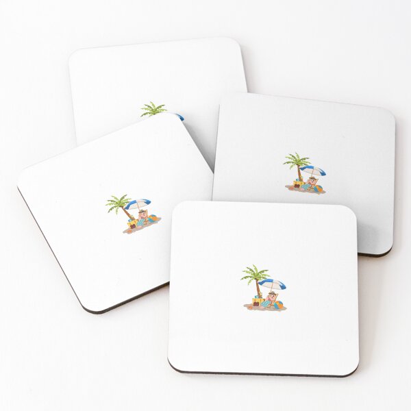 Item preview, Relaxing Summer Beach Vacation Illustration designed and sold by DailyDoodlesBySumbul.
