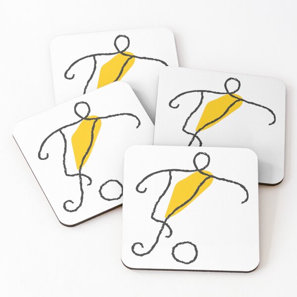 Item preview, Minimalist Football Player World Cup Print designed and sold by missbobbit.