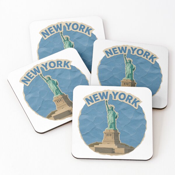 Item preview, Vintage Art of the Statue of Liberty in New York City designed and sold by Inkwell Designs.