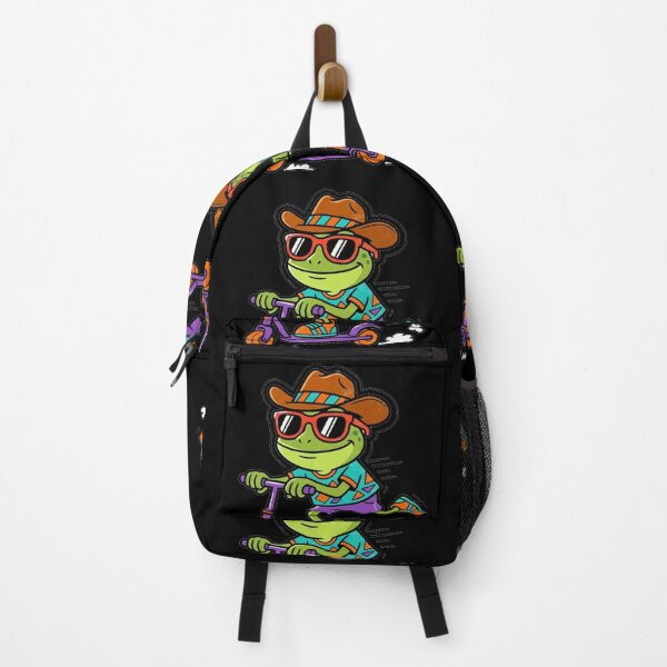 Item preview, Retro 90s Cowboy Frog riding Scooter Funny Cartoon . designed and sold by TrendForge.
