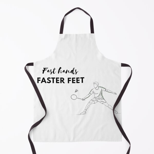 Item preview, Fast Hands Faster Feet - Badminton Performance designed and sold by RunningWhiskers.
