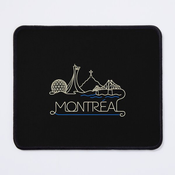 Item preview, Montréal Skyline Continuous Line Art Landmark Graphic designed and sold by Fenay Designs.
