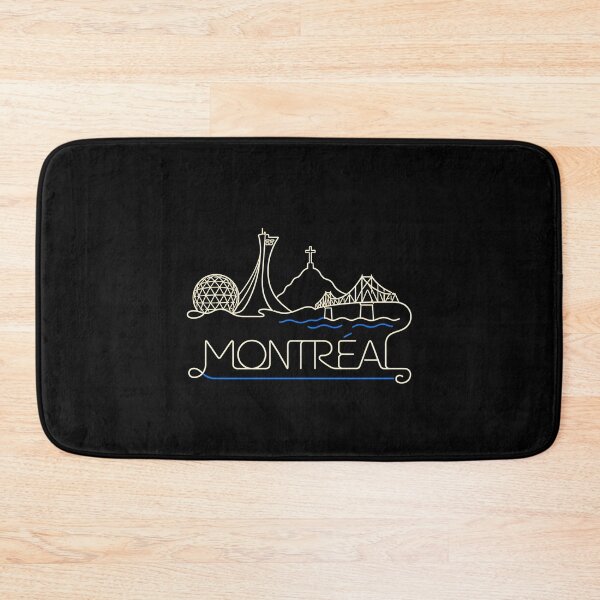 Item preview, Montréal Skyline Continuous Line Art Landmark Graphic designed and sold by Fenay Designs.
