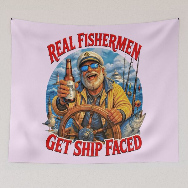 Item preview, REAL FISHERMEN GET SHIP FACED 2 designed and sold by DigitalandPhoto.