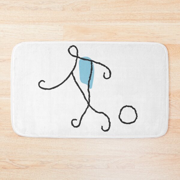 Item preview, Minimalist Football Player World Cup Print designed and sold by missbobbit.