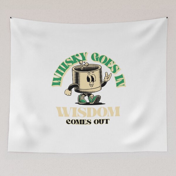 Item preview, Whiskey Goes In . Wisdom Comes Out designed and sold by BT-Tees.