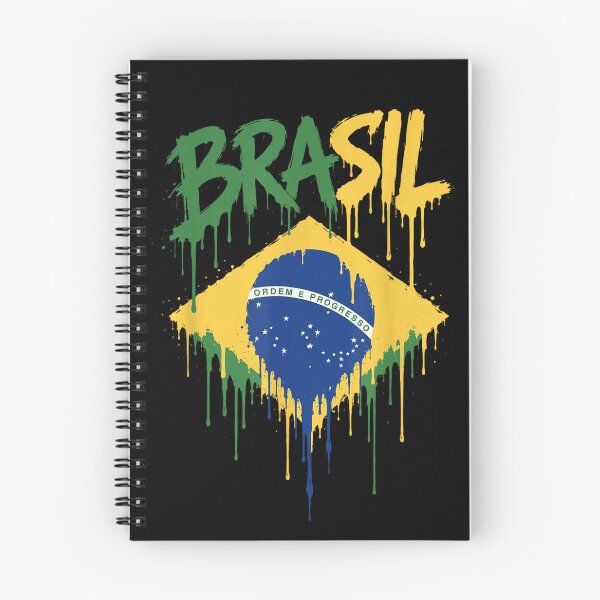 Item preview, Distressed Brazil Flag Graffiti Style Paint Drip Patriotic Soccer Tournament Merch designed and sold by DangeRilanman.