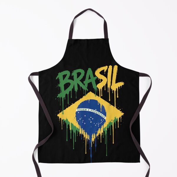 Item preview, Distressed Brazil Flag Graffiti Style Paint Drip Patriotic Soccer Tournament Merch designed and sold by DangeRilanman.