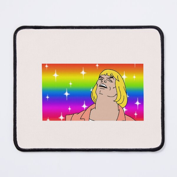 Item preview, He-Man Face Meme Rainbow Gay Pride Heyyeyaae designed and sold by MountainBikings.