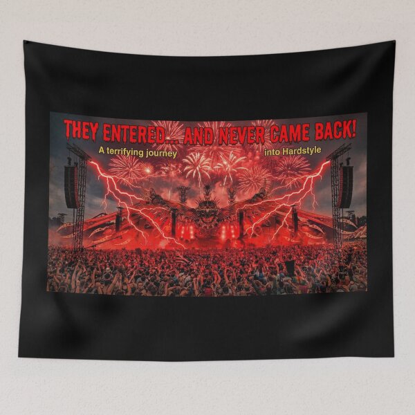 Item preview, Vintage Horror Rave Hardstyle Festival Stage Comic designed and sold by SPAZE-Typo.