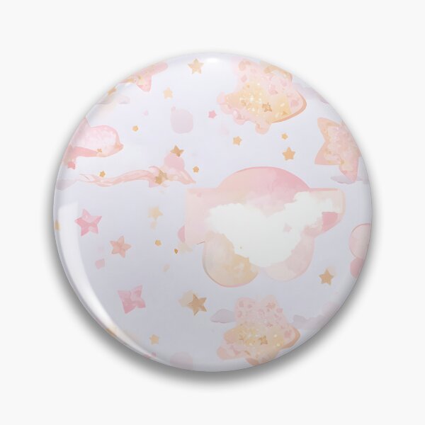 Item preview, Pastel Watercolor Clouds and Stars Dreamy Pattern designed and sold by Luna-Flow.