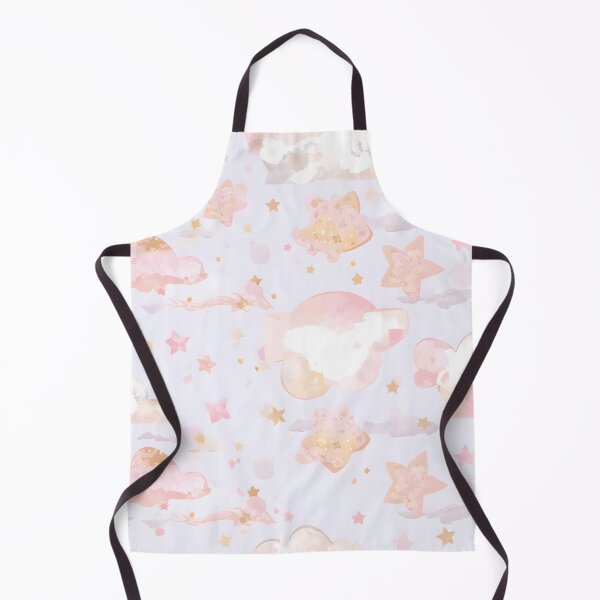 Item preview, Pastel Watercolor Clouds and Stars Dreamy Pattern designed and sold by Luna-Flow.