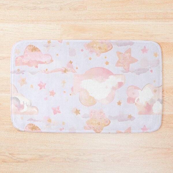 Item preview, Pastel Watercolor Clouds and Stars Dreamy Pattern designed and sold by Luna-Flow.