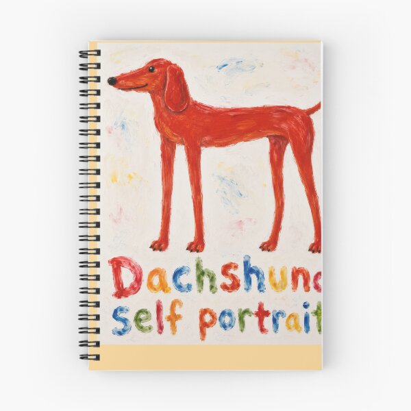Item preview, Dachshund Self Portrait Finger Painting designed and sold by digital-savant.