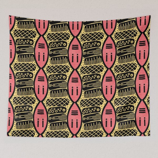 Item preview, Colour Carnival Retro Pattern Collection | Maximalist Geometric Floral and Character Designs designed and sold by VirtuallyCreativ .