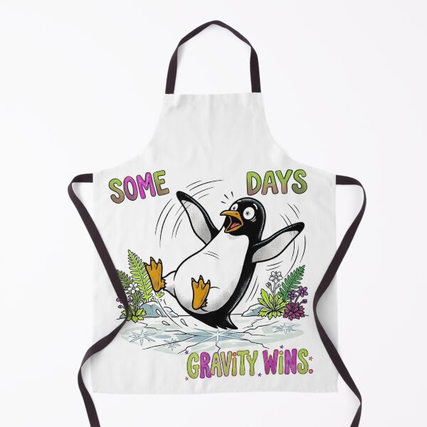 Item preview, Some Days Gravity Wins | Penguin Chronic Illness Design designed and sold by colorlings.