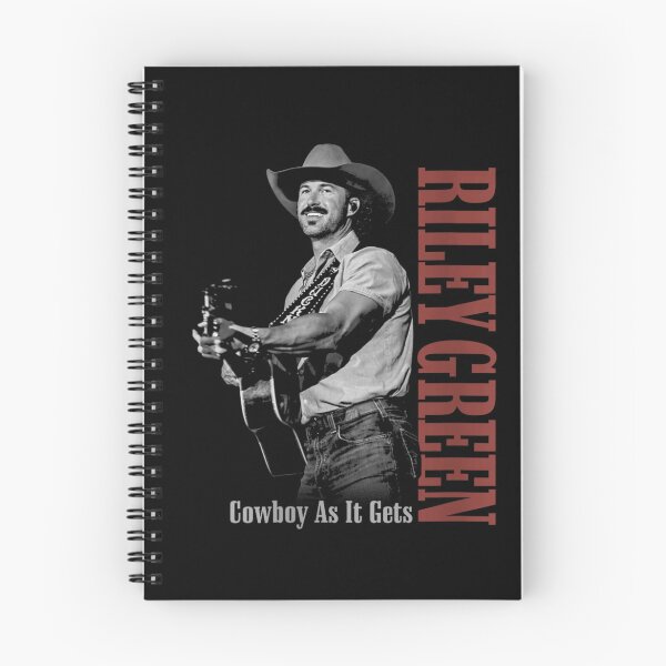 Item preview, Riley Green Cowboy As It Gets Country Music Fan Concert Aesthetic Vintage Red Typography designed and sold by MauriLifton.