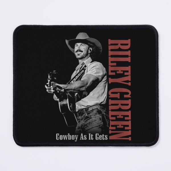 Item preview, Riley Green Cowboy As It Gets Country Music Fan Concert Aesthetic Vintage Red Typography designed and sold by MauriLifton.