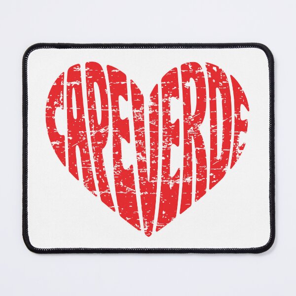 Item preview, CAPEVERDE Heart Distressed Vintage Typography Design – Patriotic CAPEVERDE Love Graphic designed and sold by Yodypee.