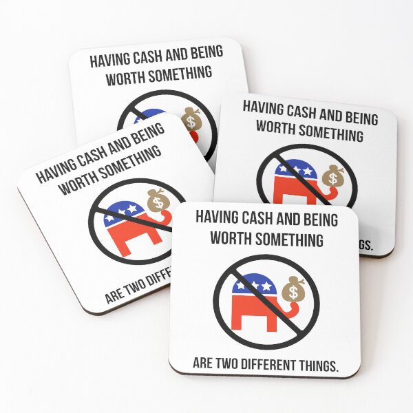 Item preview, Having cash and being worth something are two different things  designed and sold by Rachel the Artist .