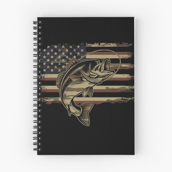 Item preview, American Flag Bass Fishing Patriot Angler designed and sold by PopStars1993.