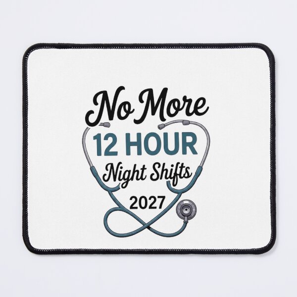 Item preview, No More 12 Hour Night Shifts Nursing Graduate 2027 Classic T-Shirt designed and sold by podlook.