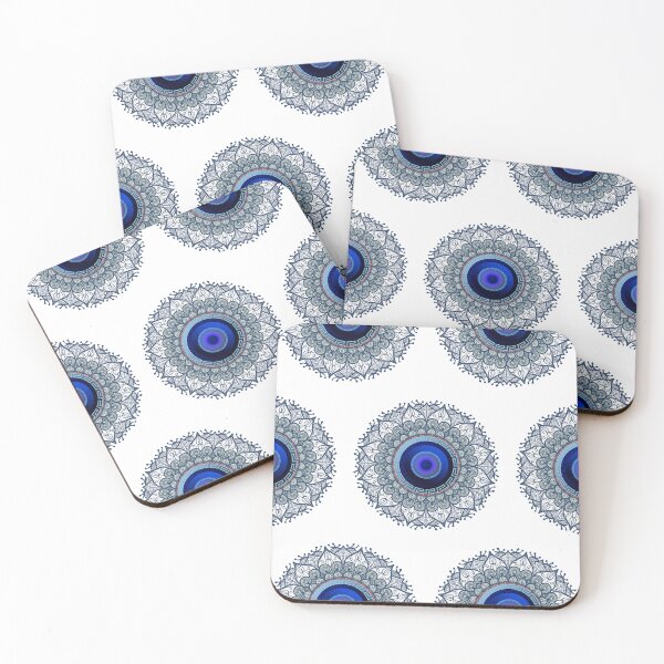 Item preview, Mati Evil Eye Dark Blue & White Kiki Collection designed and sold by Yiorgos Designs.