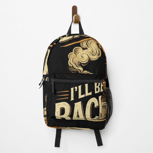 Item preview, Ill Be In The Backyard Funny Cigar And Whiskey Bourbon Lover designed and sold by CenaPrincoto.