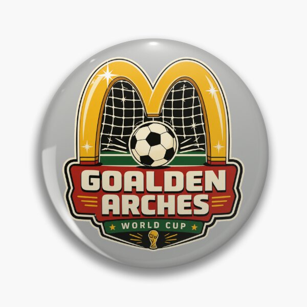 Item preview, Goalden Arches Soccer Goal Parody World Cup designed and sold by POD DYNASTY | Original Print On Demand T-Shirt Graphics.