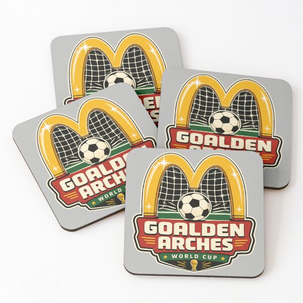 Item preview, Goalden Arches Soccer Goal Parody World Cup designed and sold by POD DYNASTY | Original Print On Demand T-Shirt Graphics.