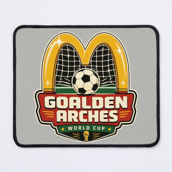 Item preview, Goalden Arches Soccer Goal Parody World Cup designed and sold by POD DYNASTY | Original Print On Demand T-Shirt Graphics.