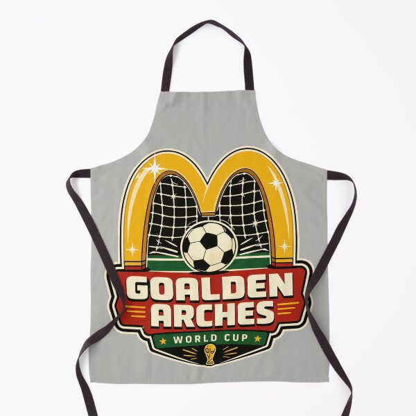 Item preview, Goalden Arches Soccer Goal Parody World Cup designed and sold by POD DYNASTY | Original Print On Demand T-Shirt Graphics.