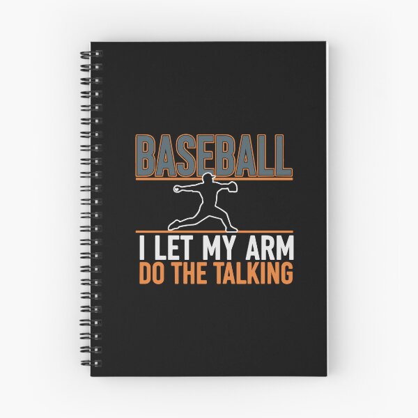 Item preview, Baseball I Let My Arm Do The Talking Pitcher Player Athlete designed and sold by PopStars1993.