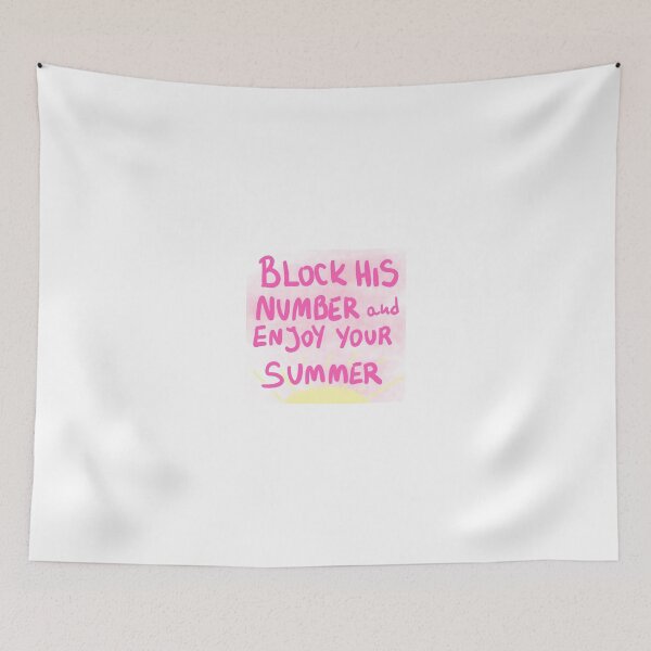 Item preview, summer,block his number, enjoy your summer designed and sold by Kasia1987t.
