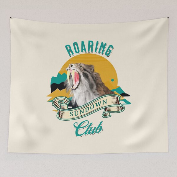 Item preview, Saber Tooth Tiger Roaring Sundown Club designed and sold by Vac1.