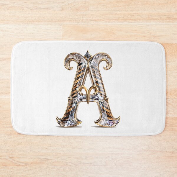 Item preview, Crystal Ramstripe Zodiac Tiger Aries Letter A designed and sold by BlissBlvdShop.