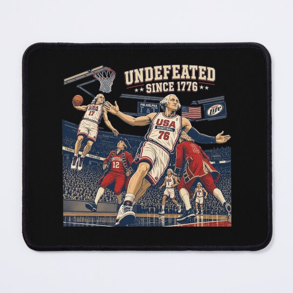 Item preview, Undefeated America Shirt, Funny Founding Fathers designed and sold by kennedy-brook.