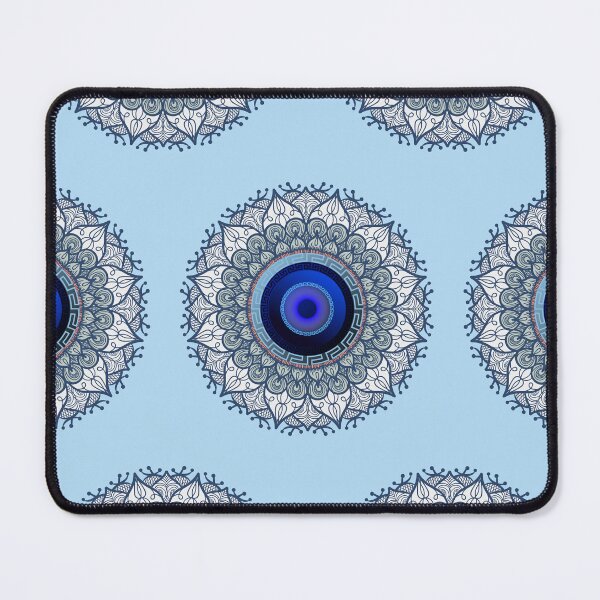 Item preview, Mati Evil Eye Dark Blue Pattern Kiki Collection designed and sold by Yiorgos Designs.